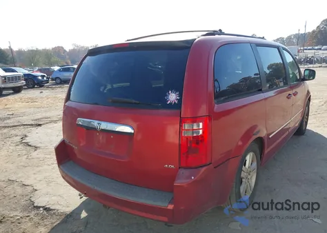 2008 Dodge Grand Caravan Sxt из США, поврежденный, VIN 2D8HN54X38R129801